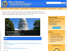 Tablet Screenshot of dane-econdev.org